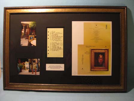 Joni Travelogue Display